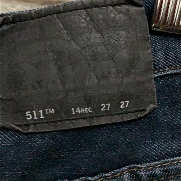 LEVIS 511 SLIM BLACK LABEL 27x27 14 reg - Picture 4 of 4